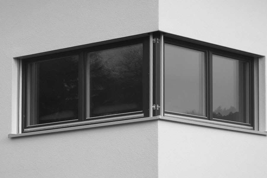 Ein Eckeinbau eines Fensters verlangt sehr viel Erfahrung und handwerkliches Können., Quelle: Fensterbau Frommherz